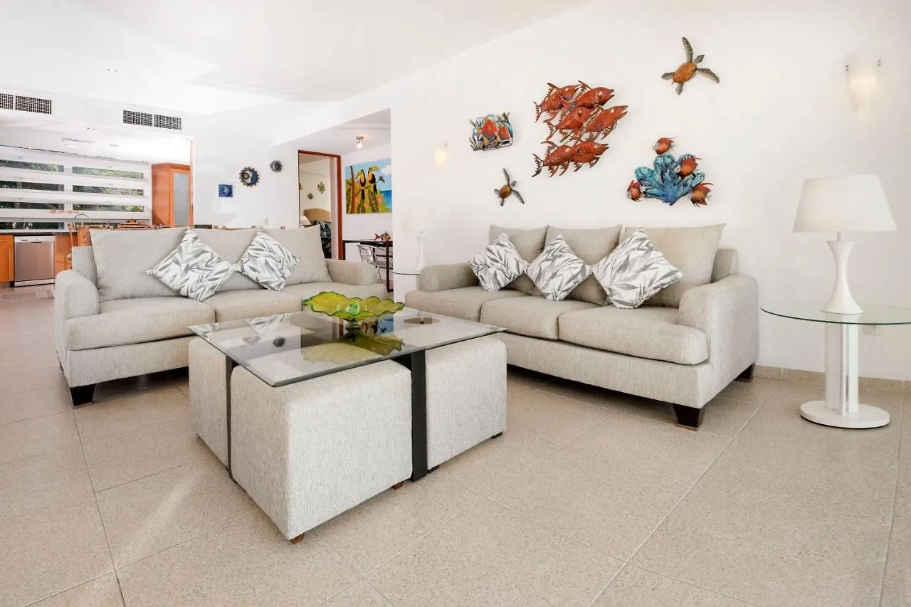 Spacious Condo With Stellar Ocean Views 3Br Nah Ha 201 Cozumel 0*,